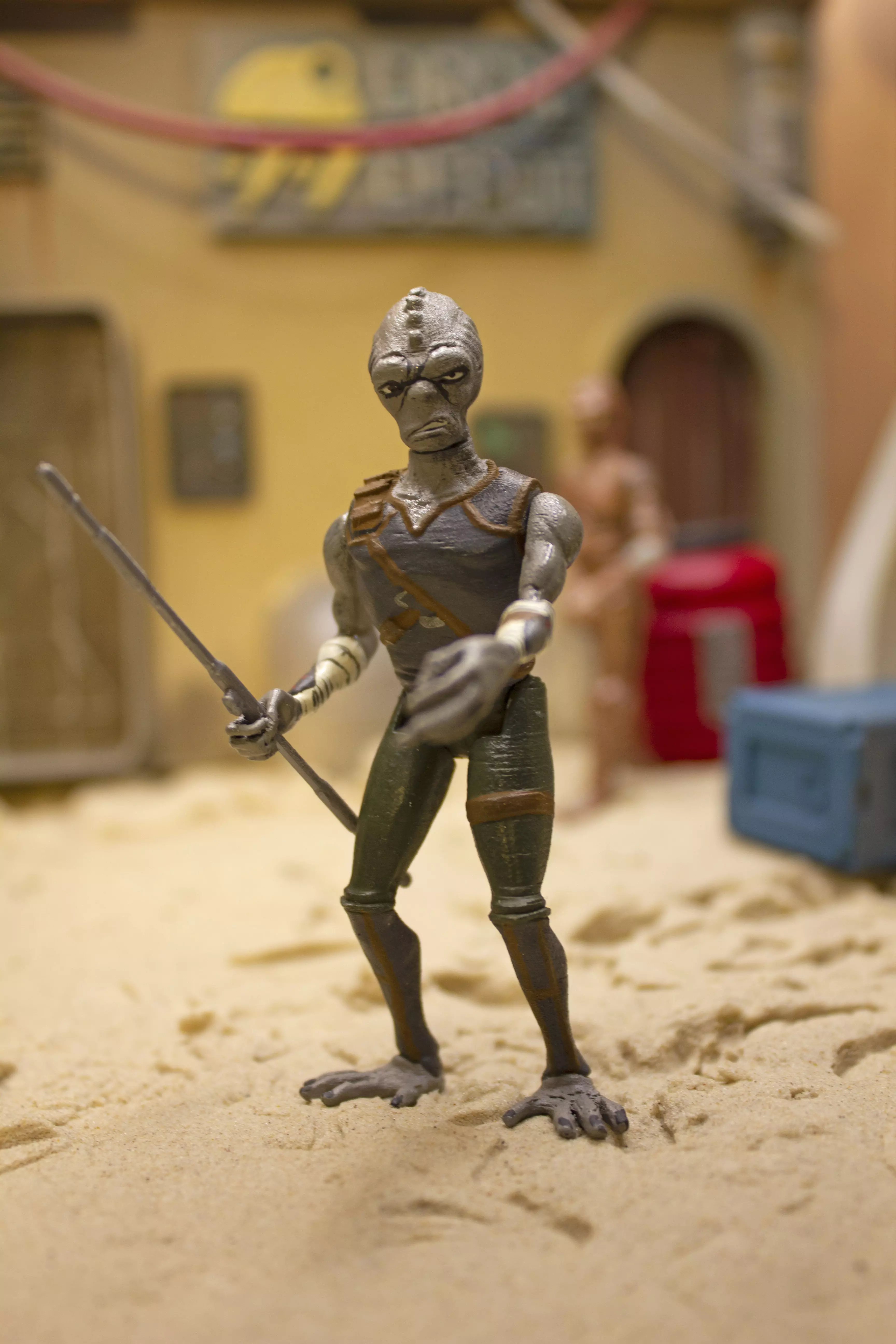 articulated  Noghri Hunter Rukh 3D print model_0