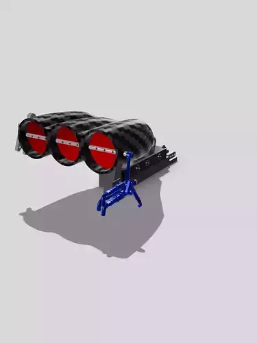 FUNNY CAR Supercharger Mechanical Injected Hat 3D print model