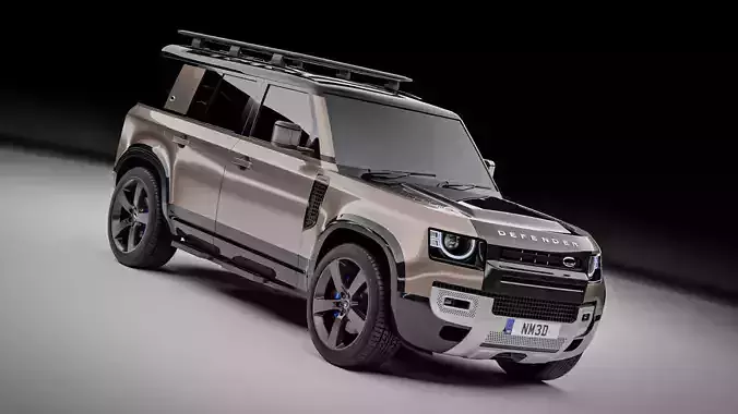 Land Rover Defender 110 2021 3D model