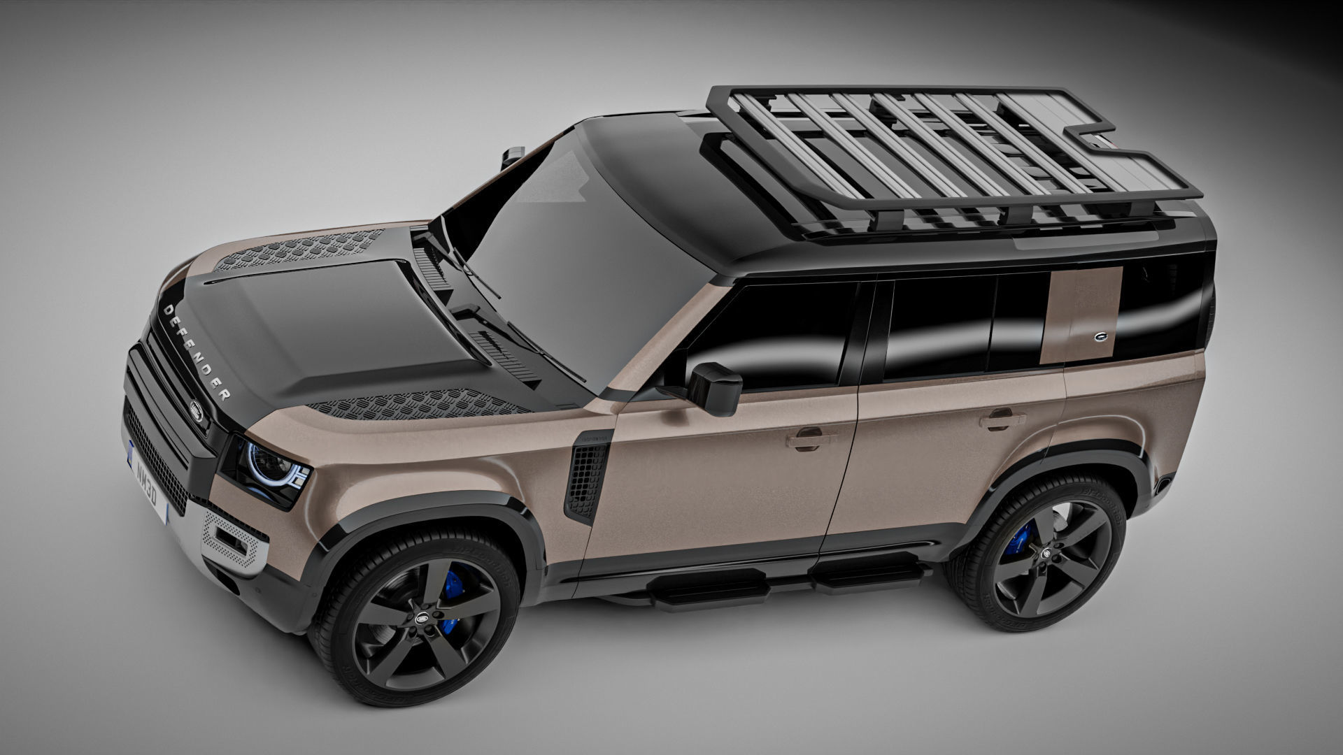 Land Rover Defender 110 2021 3D model_7