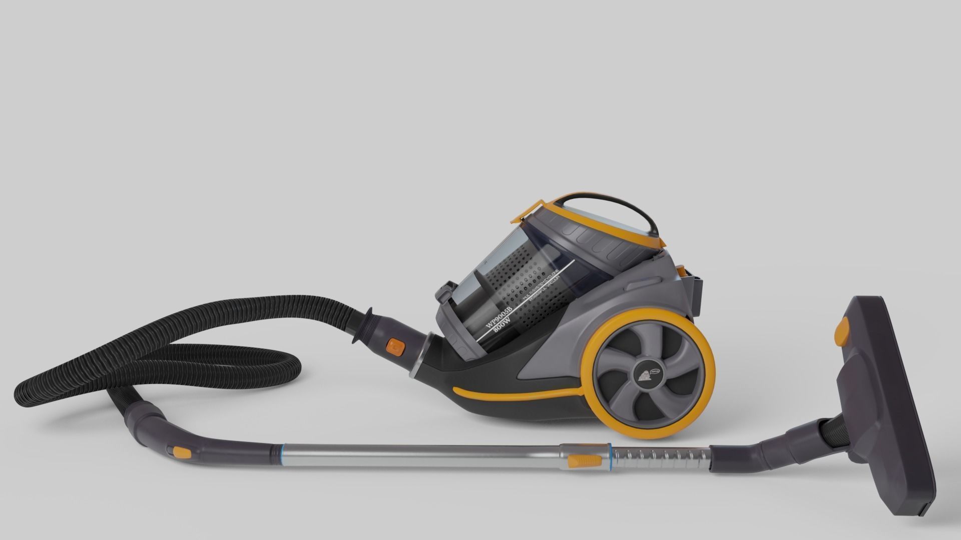 vacuum cleaner Low-poly 3D model_12