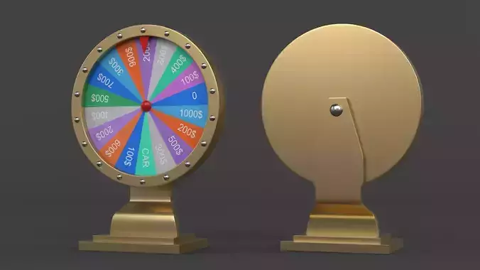 Wheel of Fortune 3D model