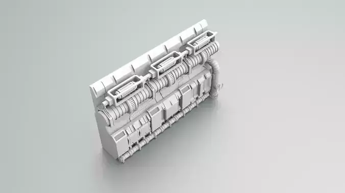 Scifi modular Wall piece