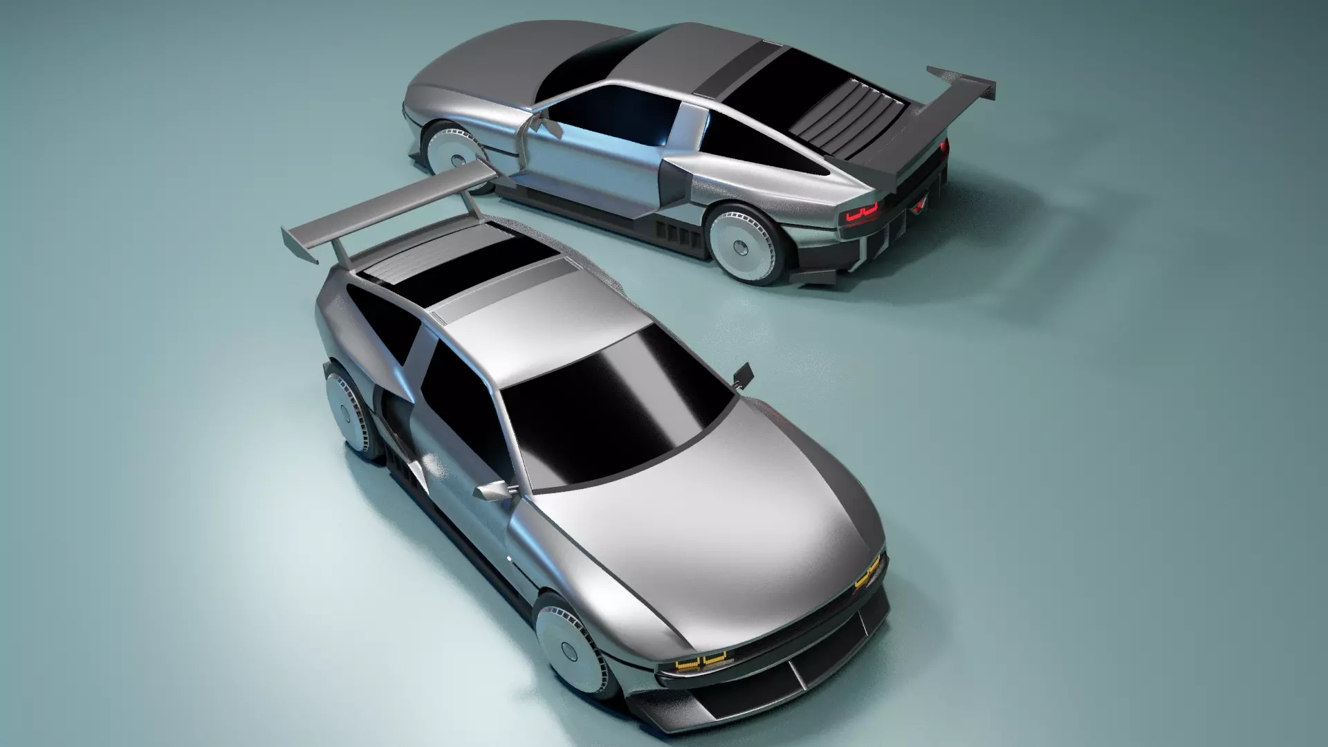 Hyundayi N Vision 74 Low-poly 3D model