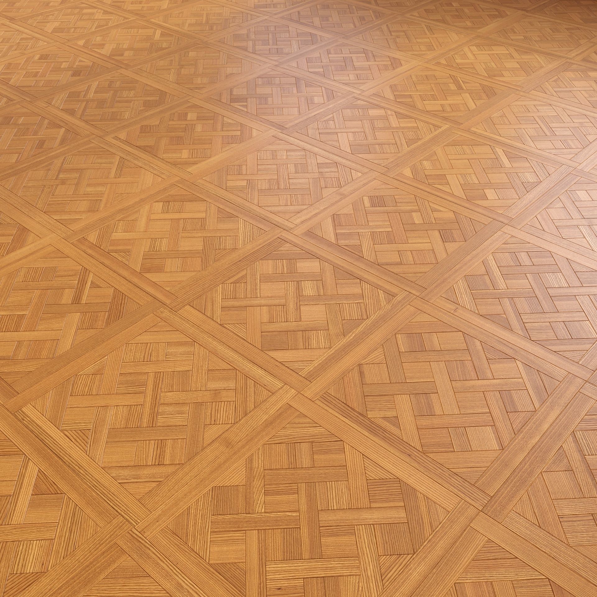 Parquet - Laminate - Wooden floor 4 in 1 3D model_9
