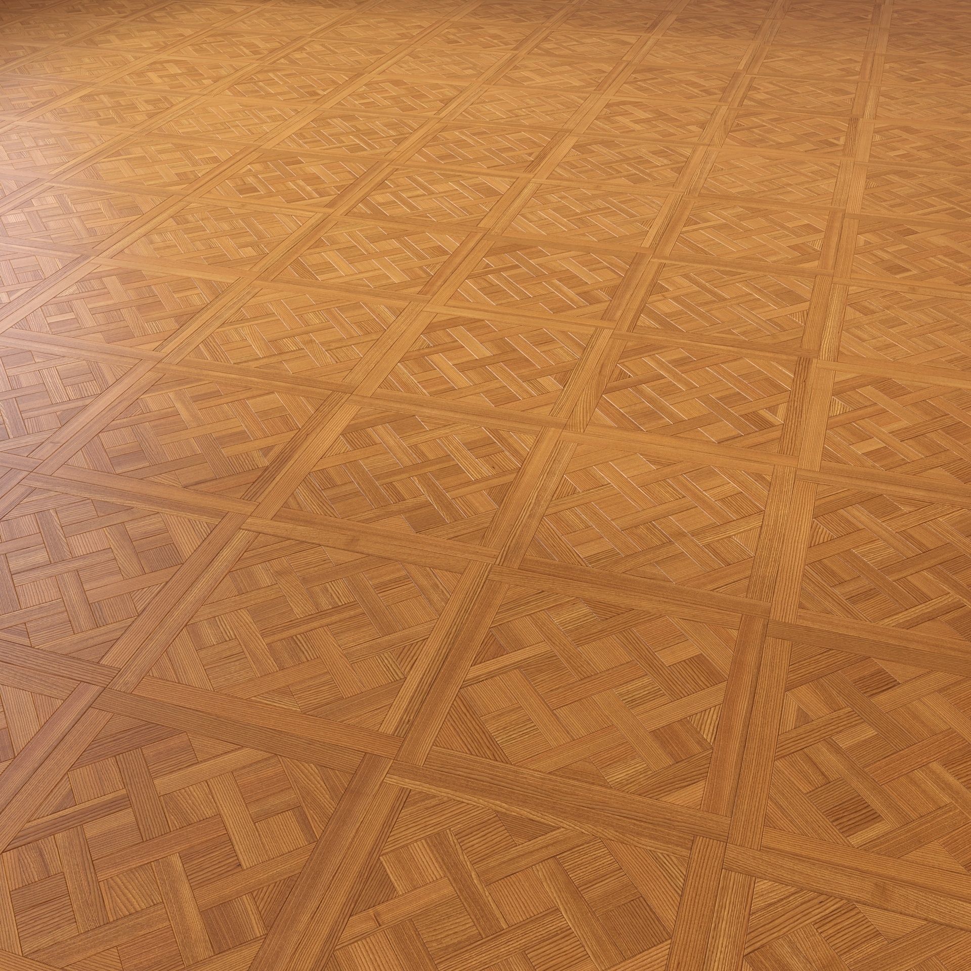 Parquet - Laminate - Wooden floor 4 in 1 3D model_21