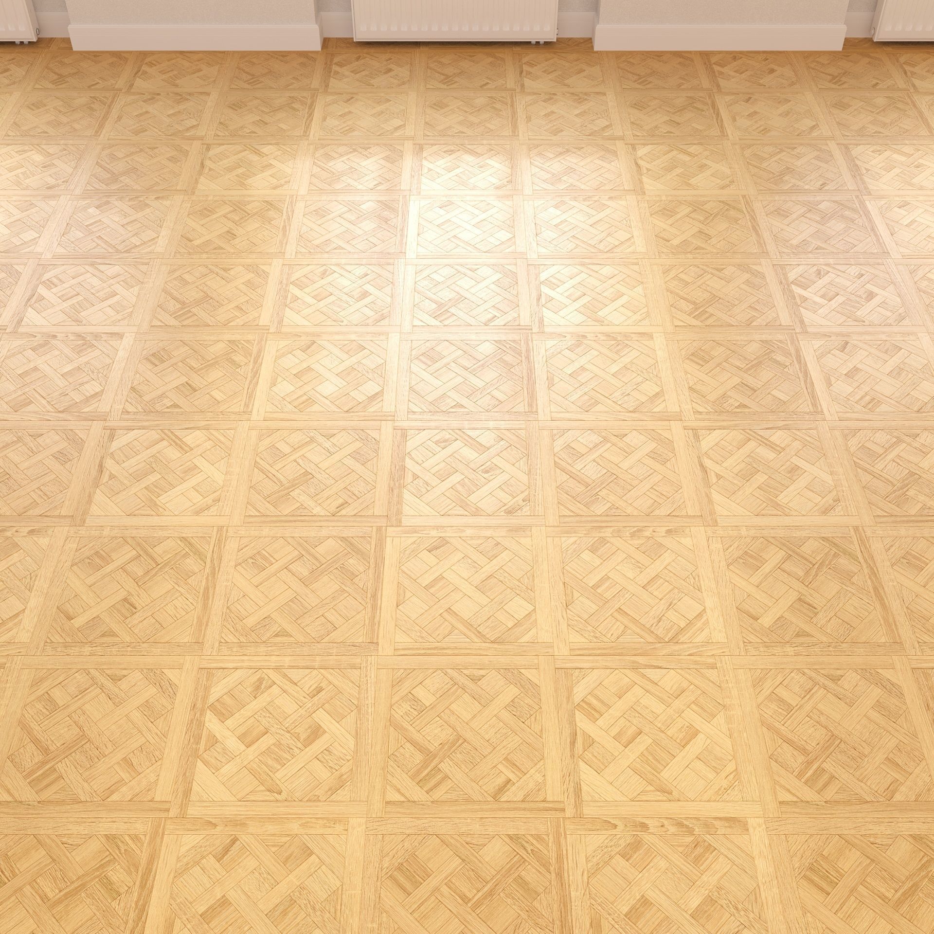 Parquet - Laminate - Wooden floor 4 in 1 3D model_16