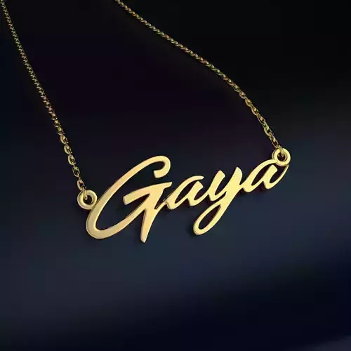 Name necklace Gaya