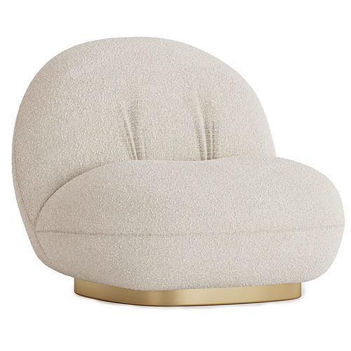 Gubi Pacha lounge chair 3D model