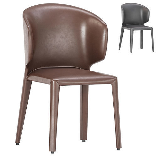 Cobain Dining Chair Etchandbolts 3D model 2