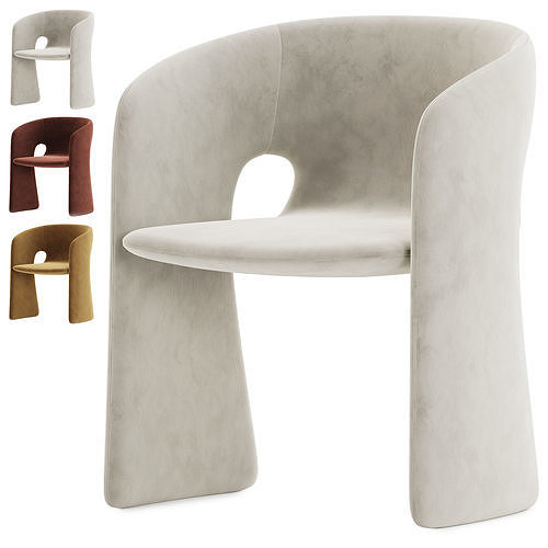 Celeste Dining Chair Roche Bobois 3D model 7