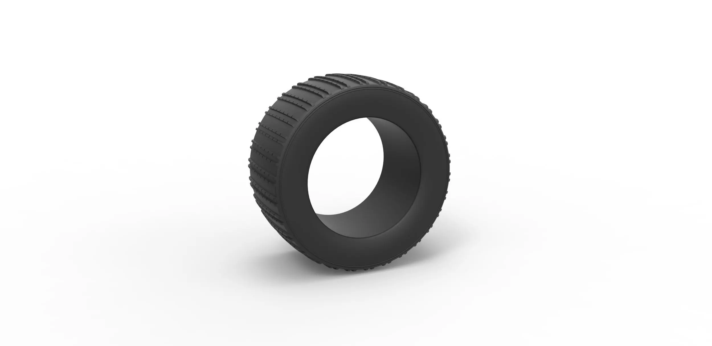 Dune buggy rear tire 19 Scale 1 to 25 3D print model