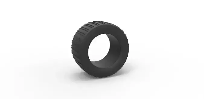 Dune buggy rear tire 19 Scale 1 to 25