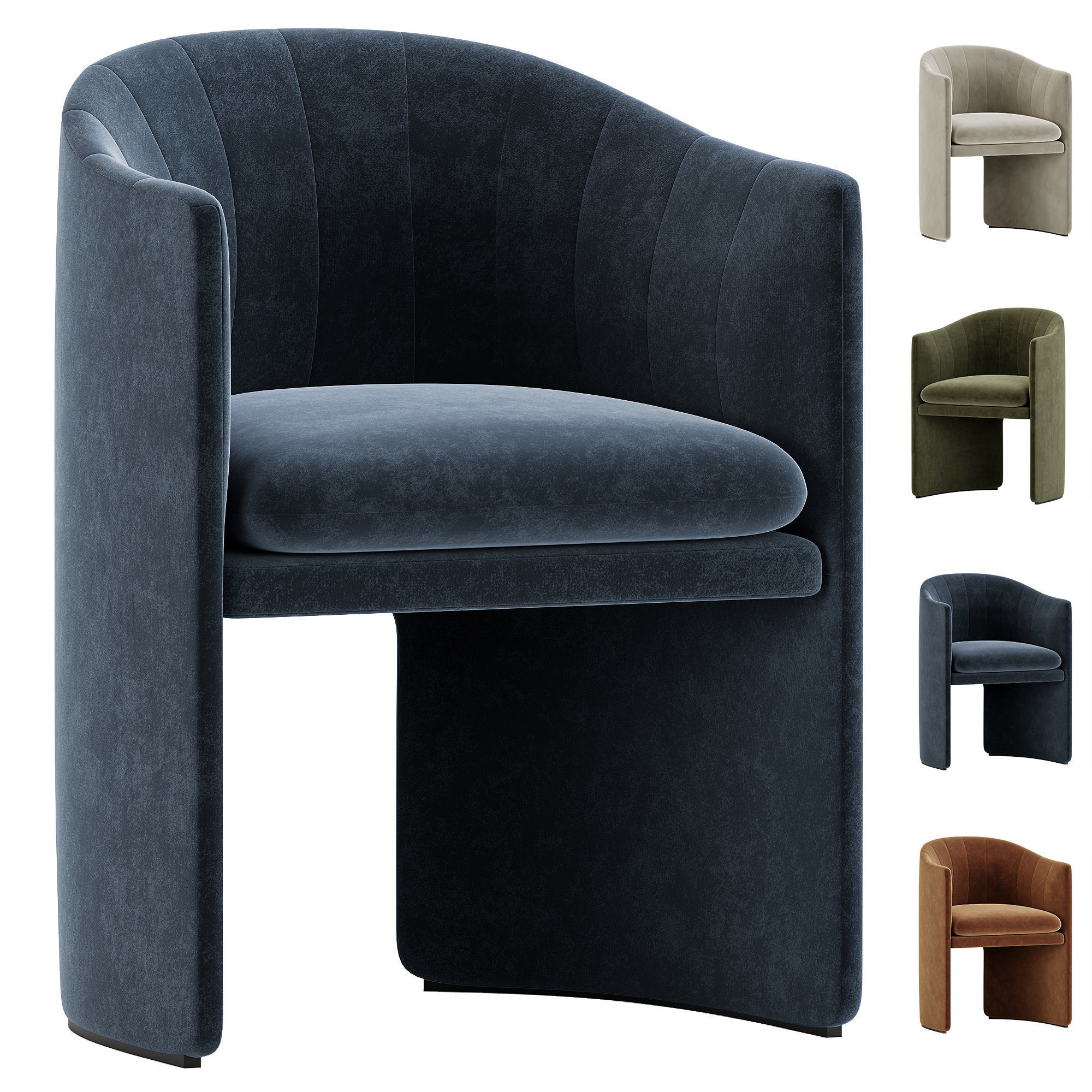 Lofar Dining Chair Skandium 3D model_5