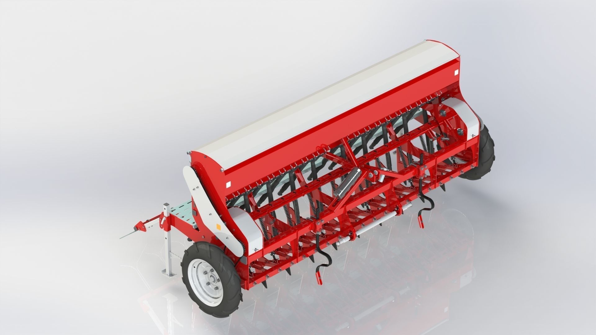 WG 1024 - Mounted mechanical seed drill 3D model_3