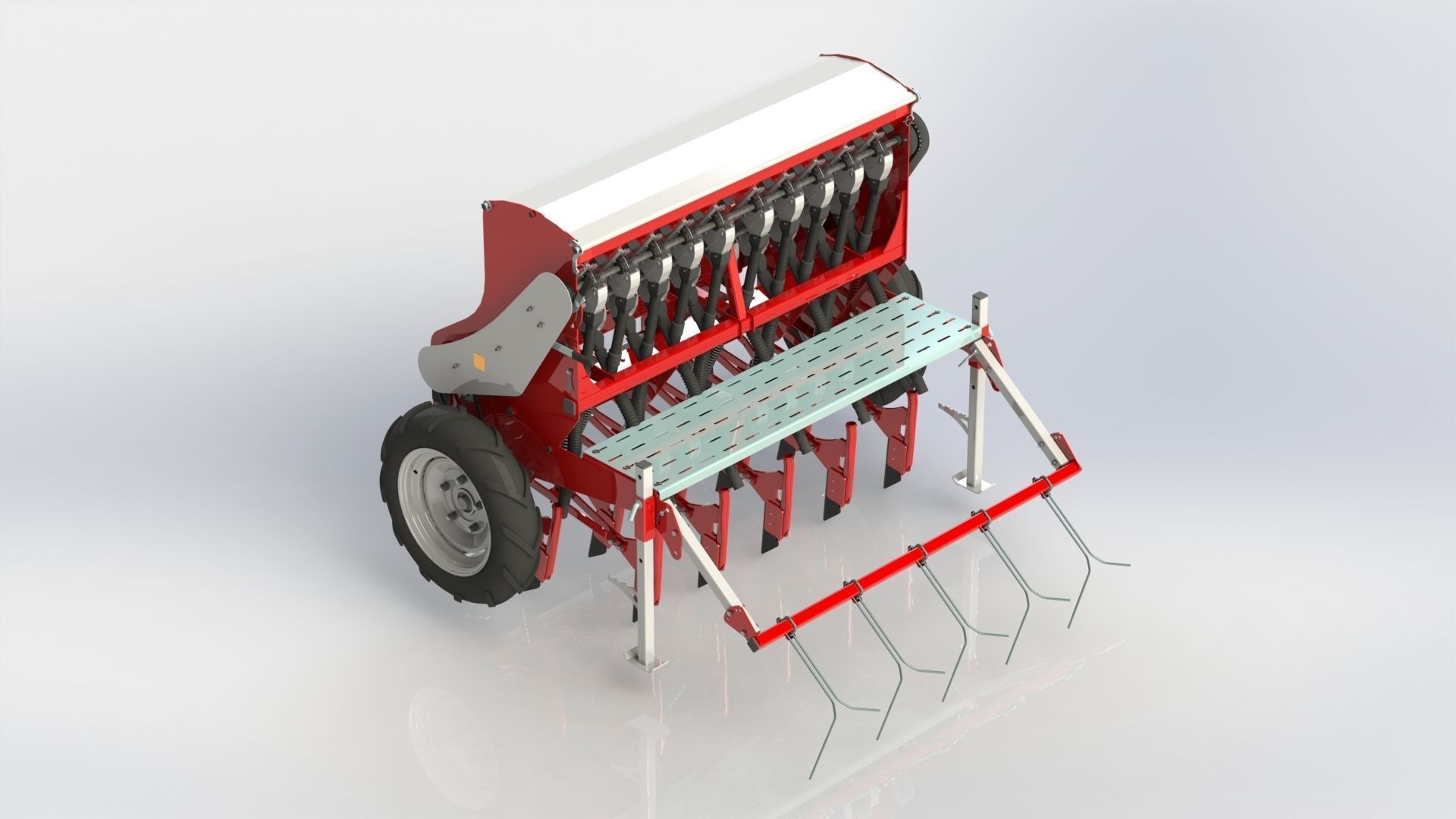 WG 1024 - Mounted mechanical seed drill 3D model_5
