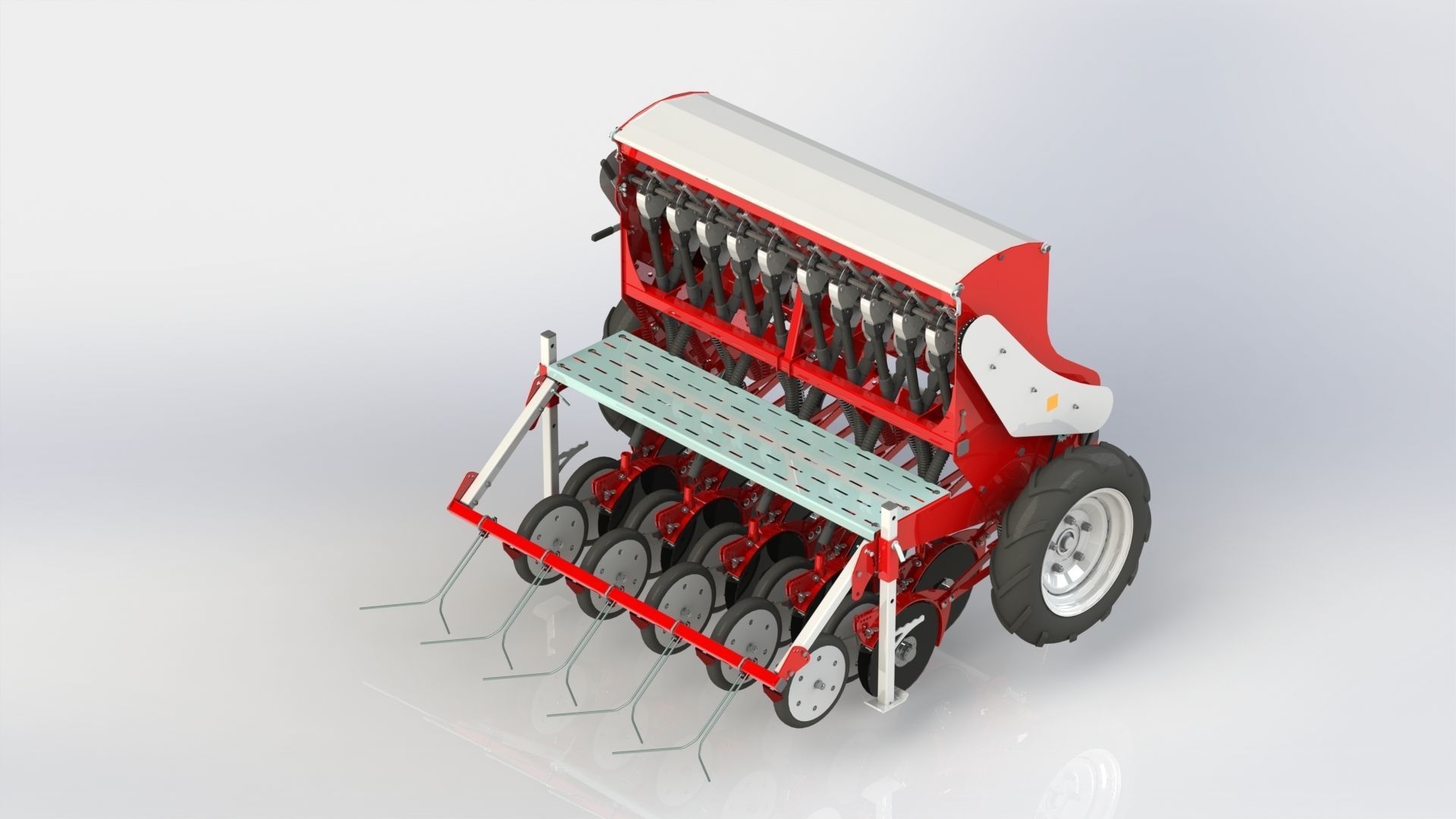 WG 1024 - Mounted mechanical seed drill 3D model_6
