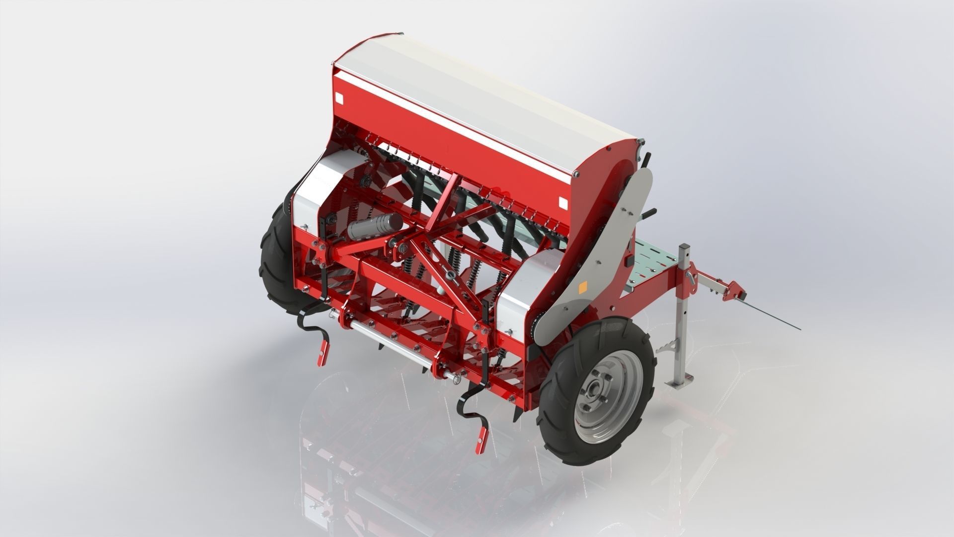 WG 1024 - Mounted mechanical seed drill 3D model_4
