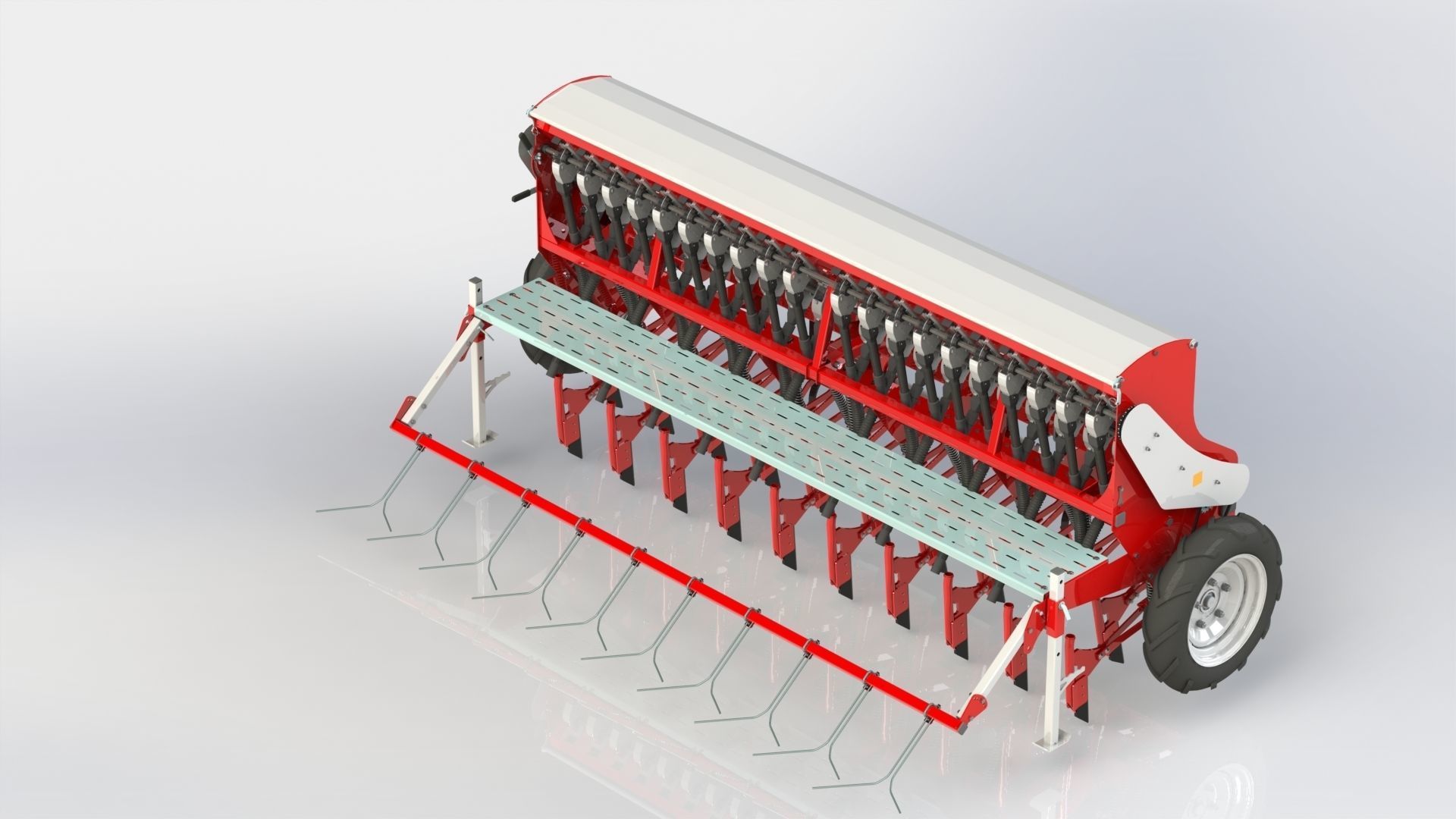 WG 1024 - Mounted mechanical seed drill 3D model_2