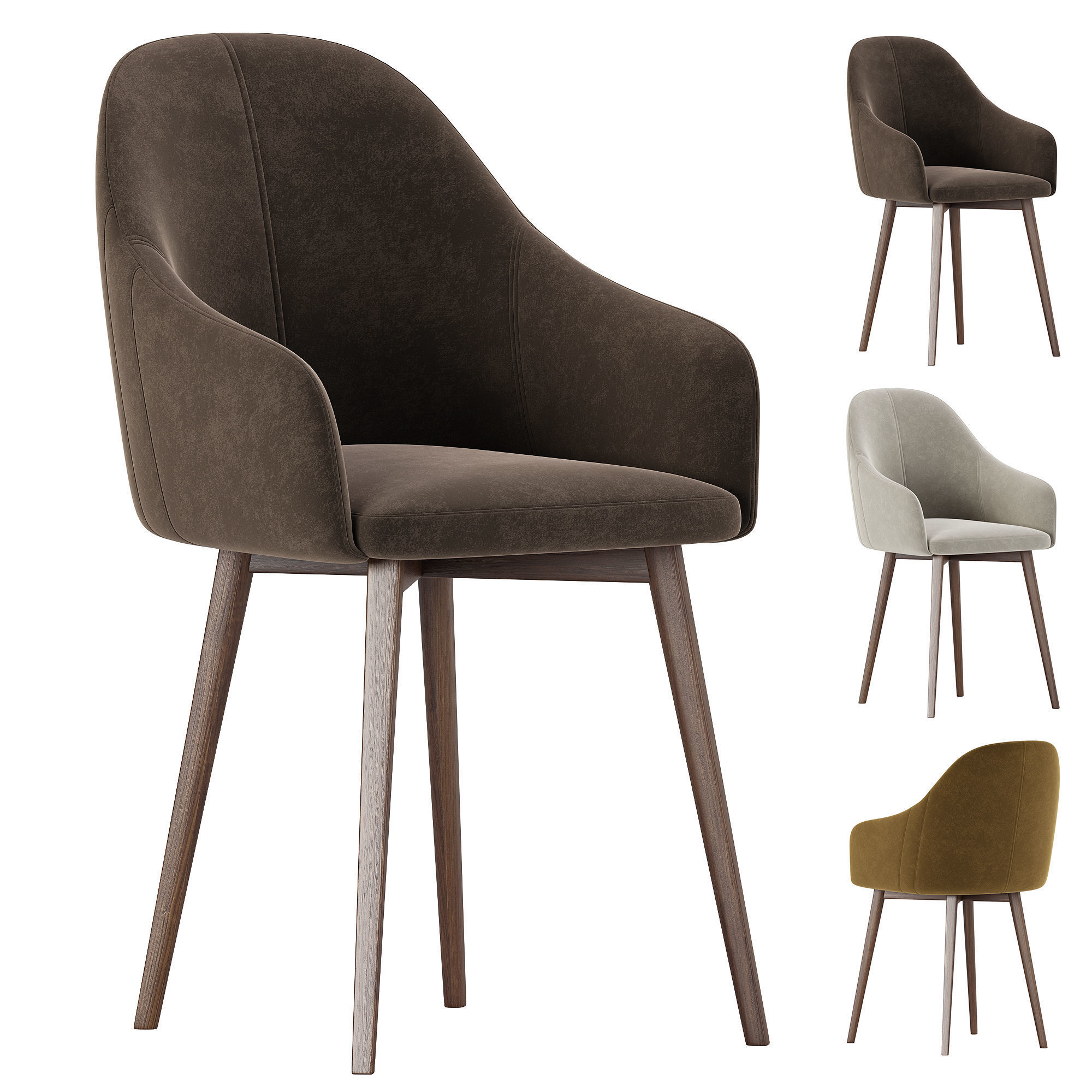 Woltu Dining Chair Desertcart 3D model_6