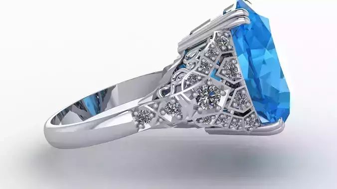  Aquamarine ring 127