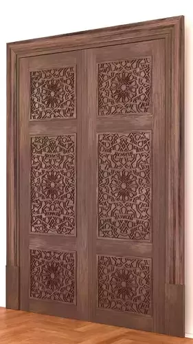 Islamic patterned door