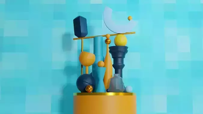 Product Display Stand Podium - 3D Model