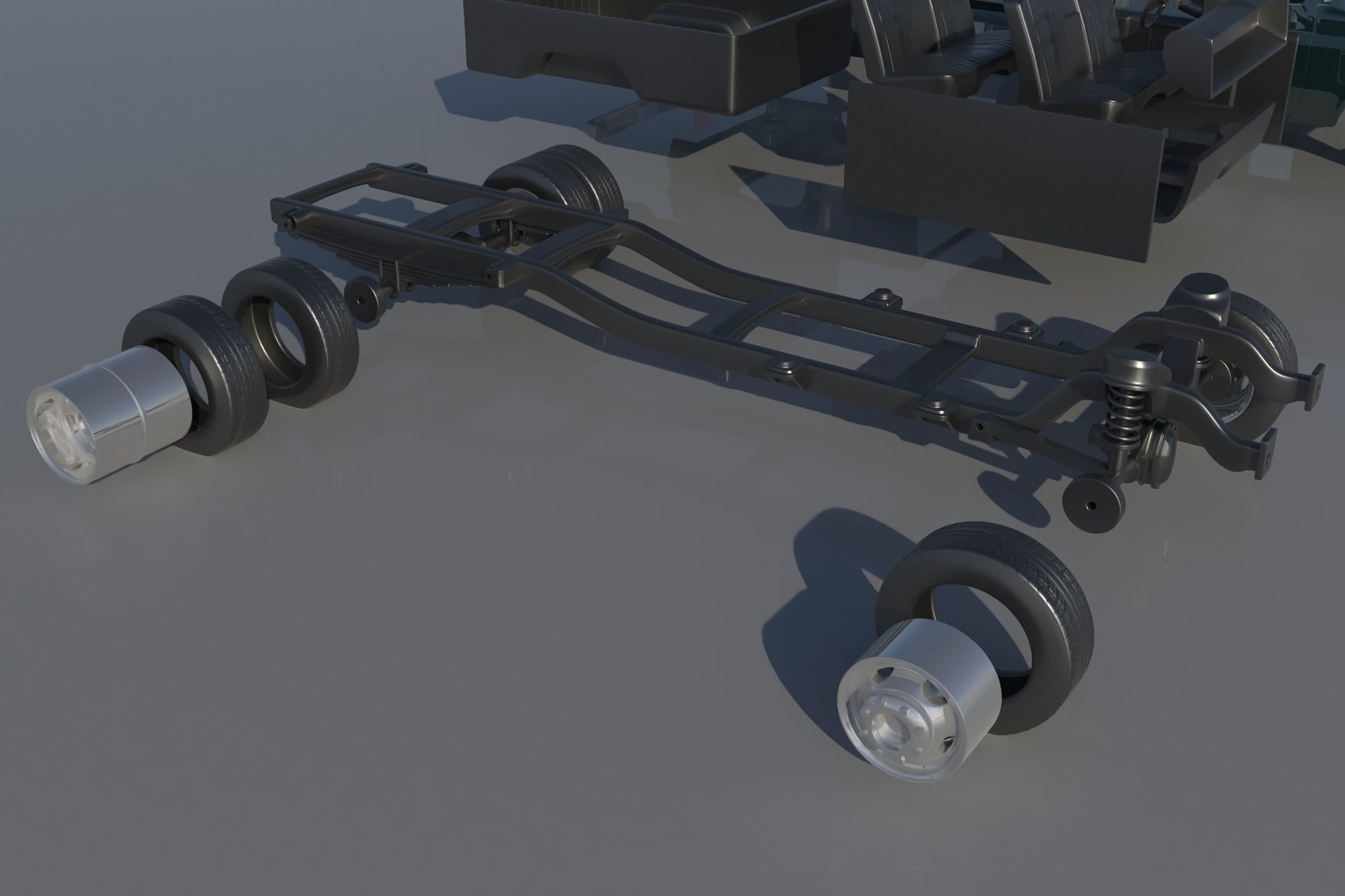 Chevrolet C30 Crew Cab 1975  3D print model_19