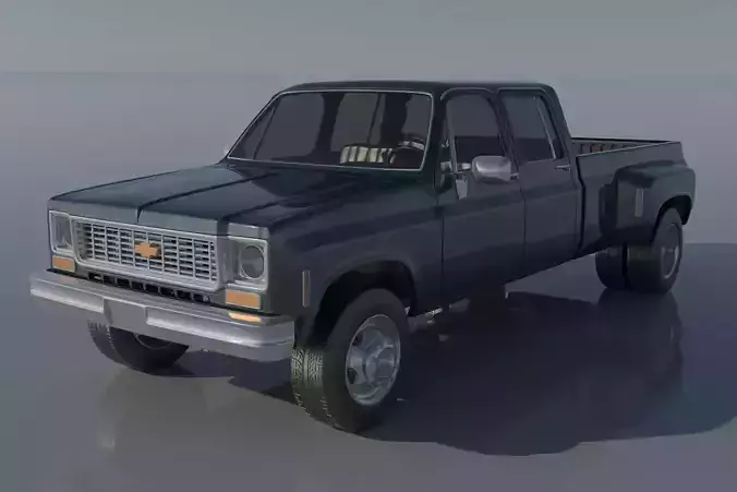 Chevrolet C30 Crew Cab 1975  3D print model