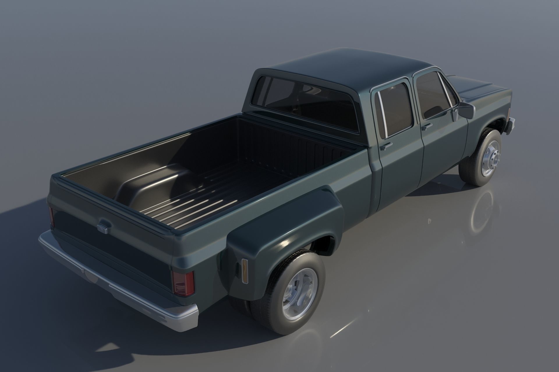 Chevrolet C30 Crew Cab 1975  3D print model_4