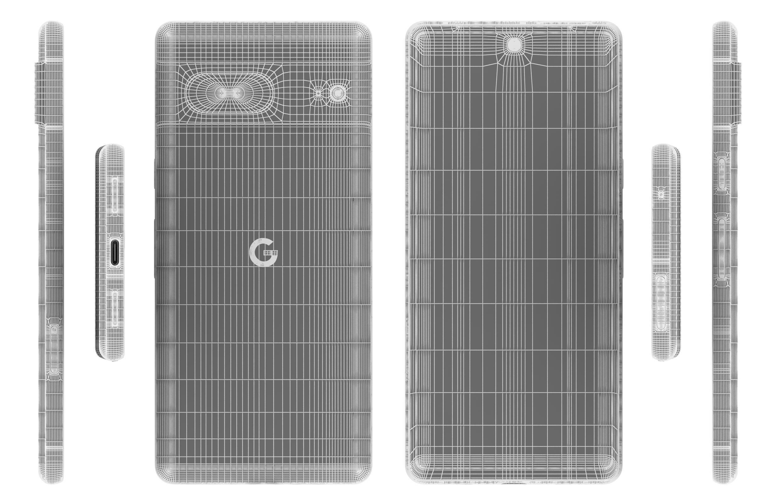 Google Pixel 7 Black 3D model_17
