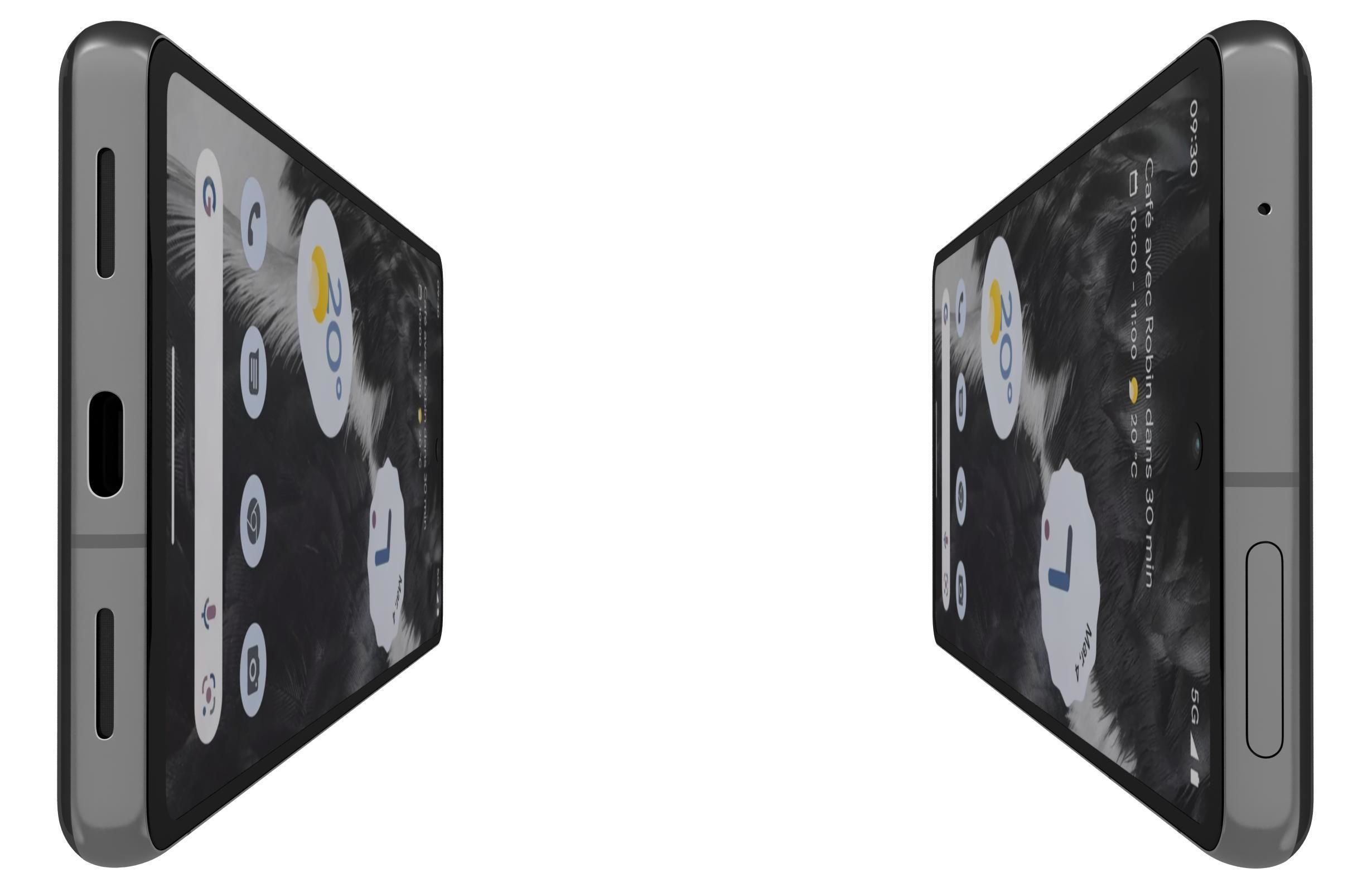 Google Pixel 7 Black 3D model_8