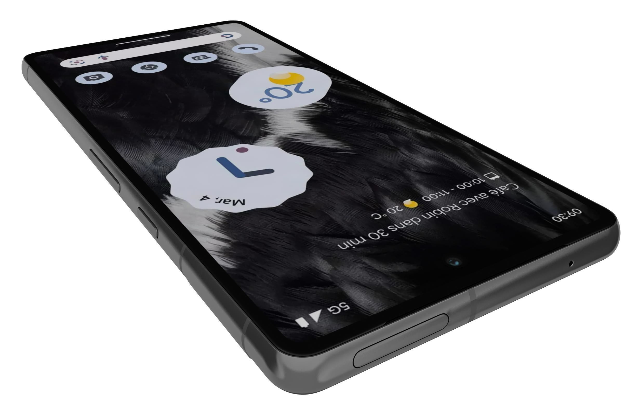 Google Pixel 7 Black 3D model_13