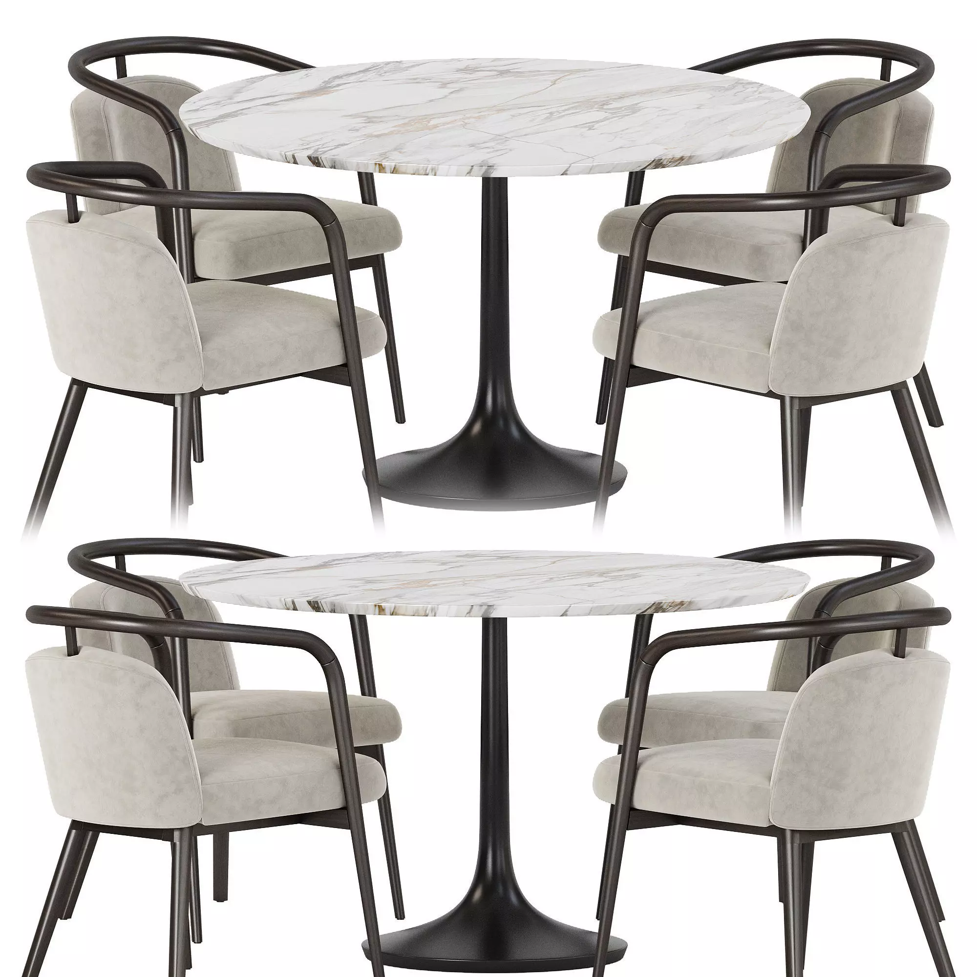 Dining set 27 3D model