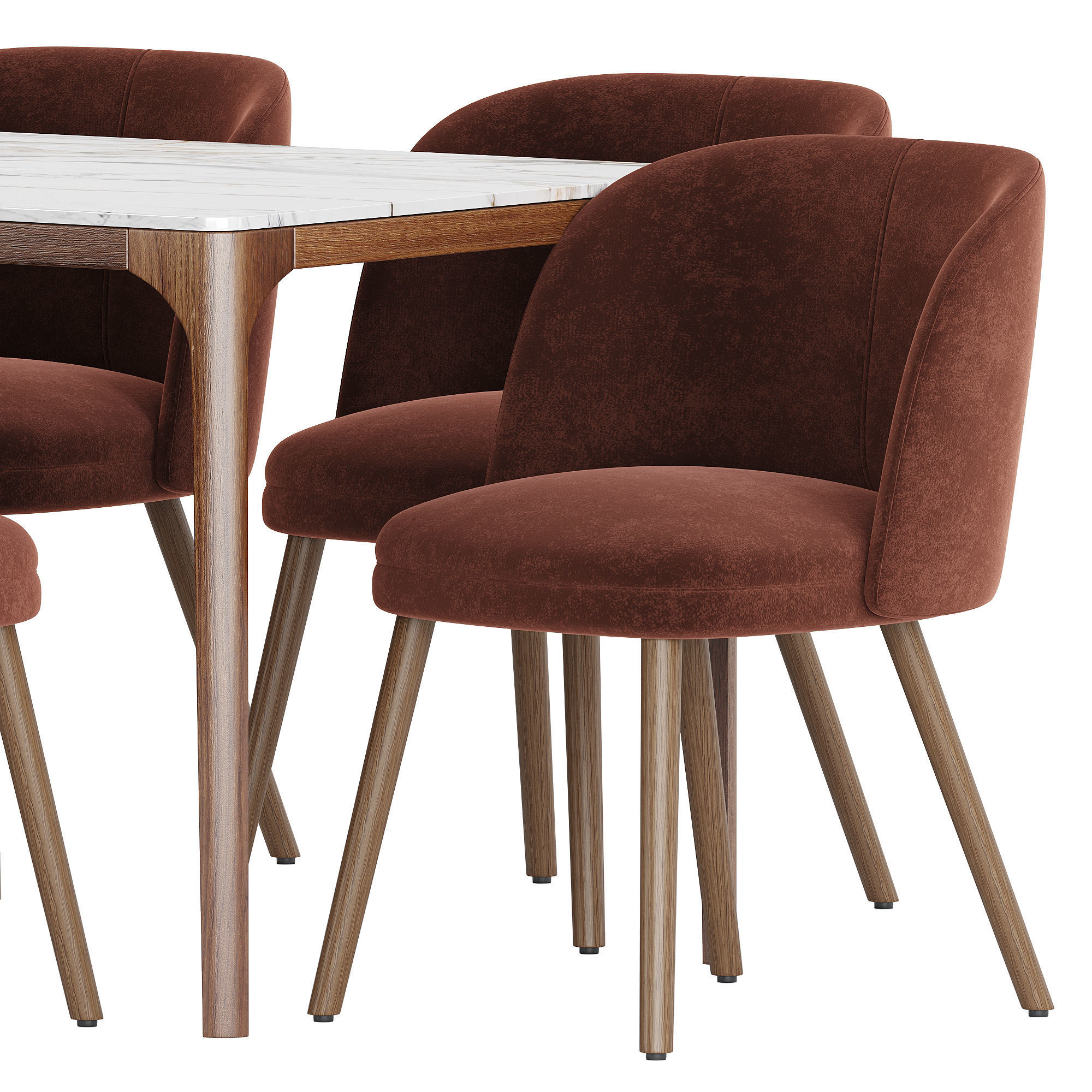 Dining set 28 3D model_6