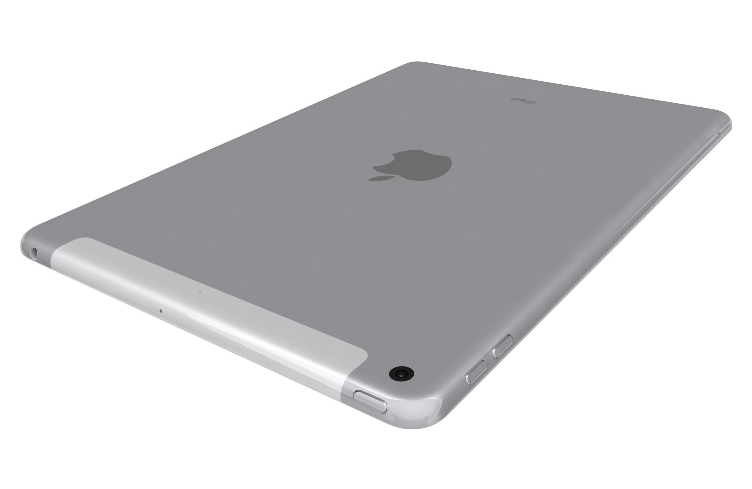 Apple iPad 9 7 6th Gen Silver  3D model_14