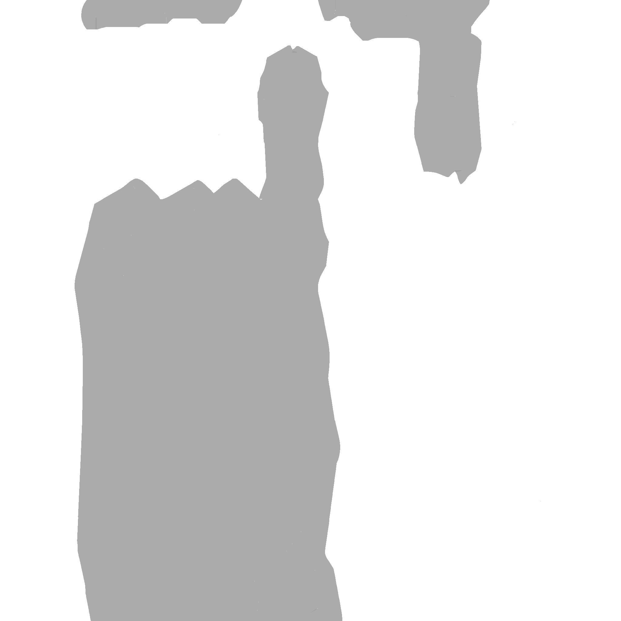 SciFi War Spear A10 Digital Camo - Character Design Fashion Low-poly 3D model_24