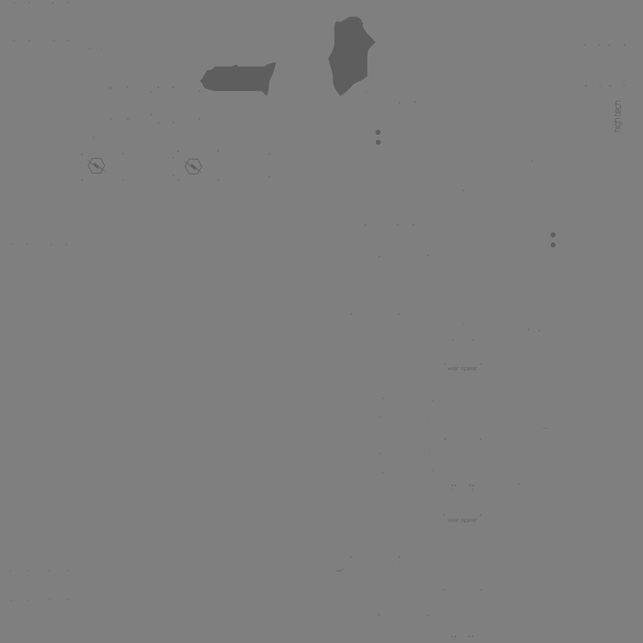 SciFi War Spear A10 Digital Camo - Character Design Fashion Low-poly 3D model_21