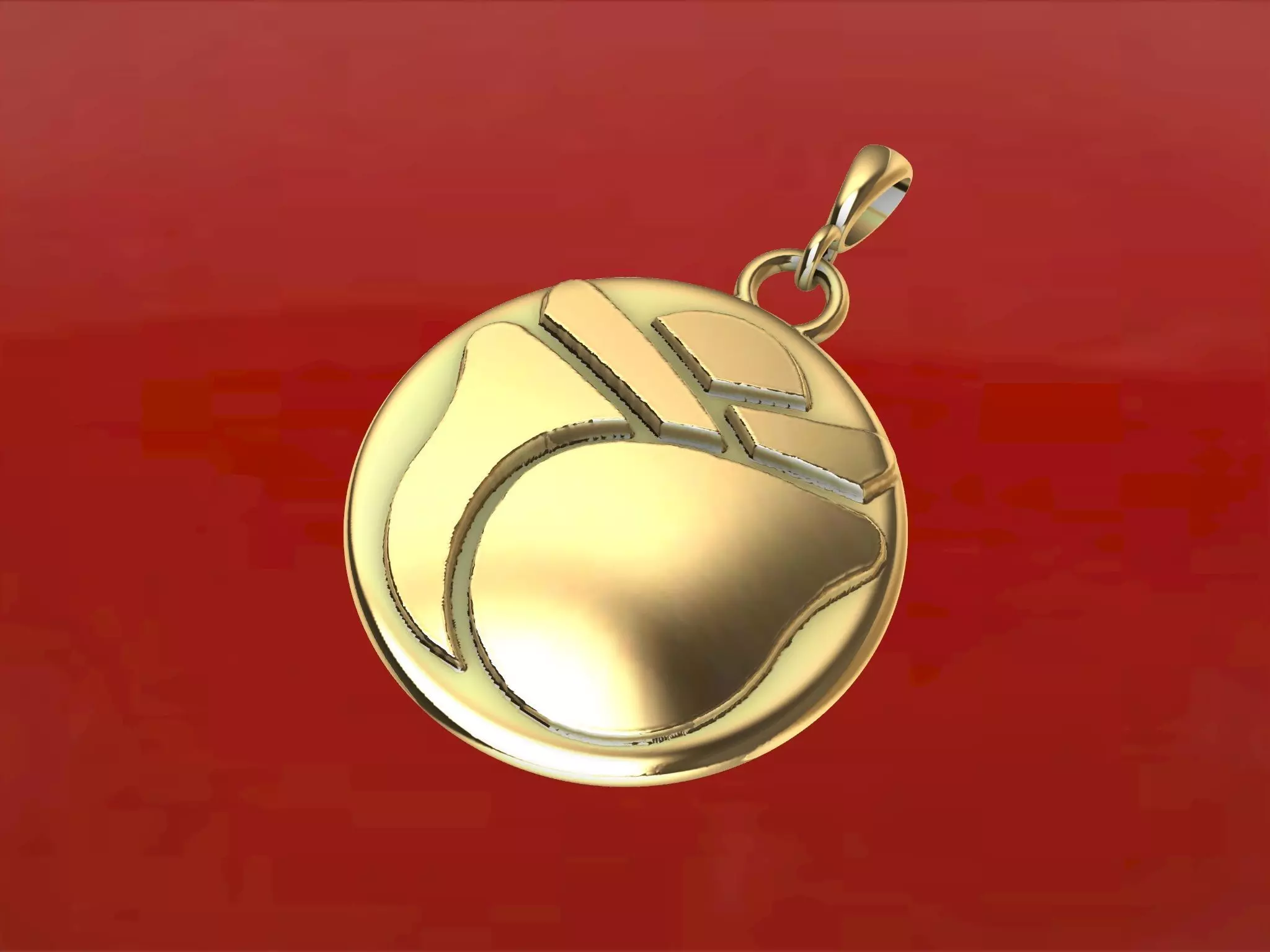 rose pendant 3D print model