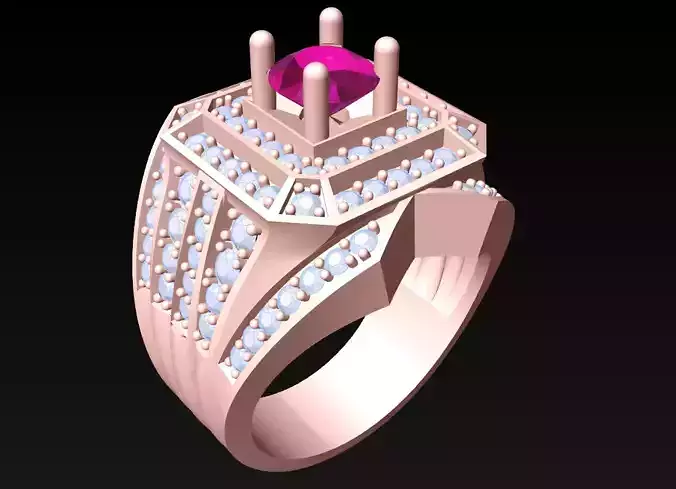 Diamond Rings - Mens Rings - N333