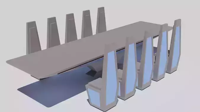 Futuristic Meeting Table