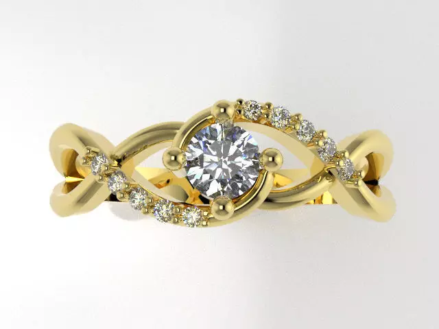 ANILLO CRUZADO 3D print model_0