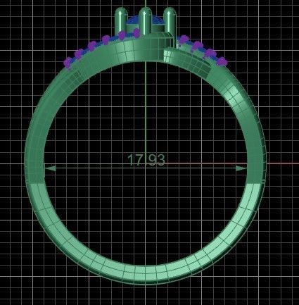 ANILLO CRUZADO 3D print model_4