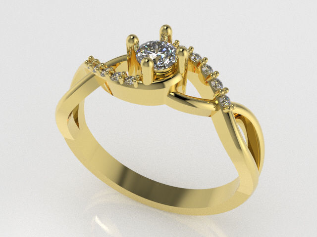 ANILLO CRUZADO 3D print model_2
