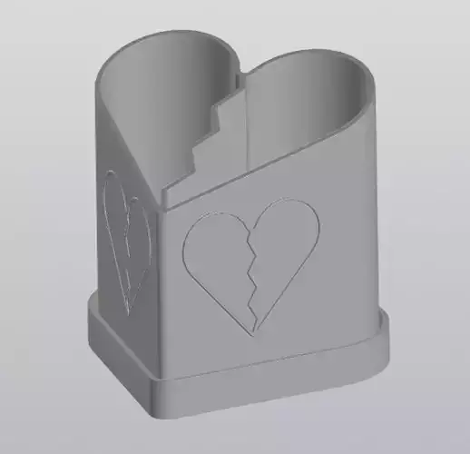 Broken heart Planter