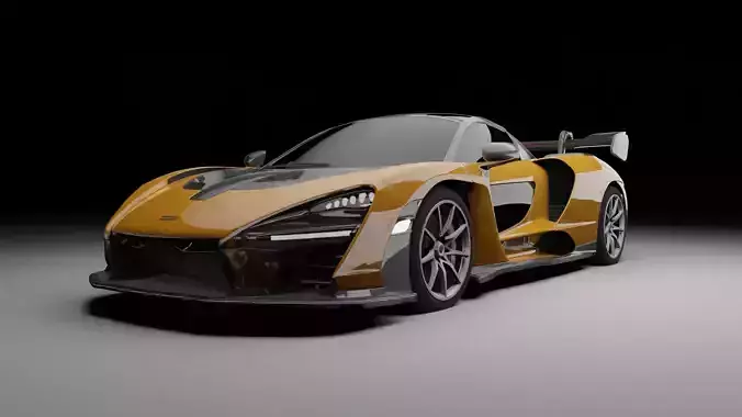 McLaren Senna HighPoly