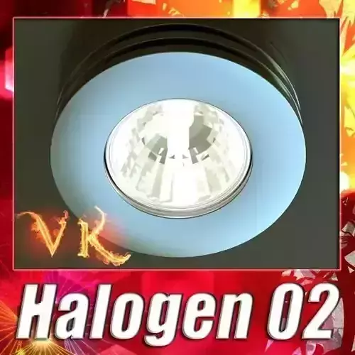 Halogen Lamp 02 High detail