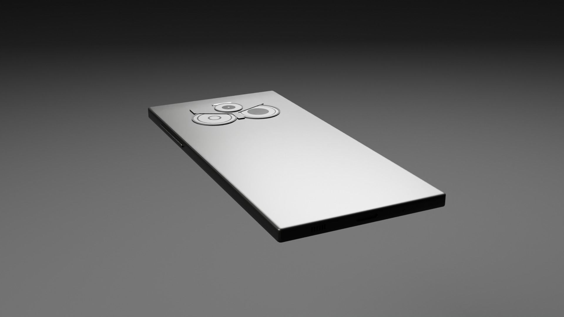 Low poly smartphone phone Low-poly 3D model_5