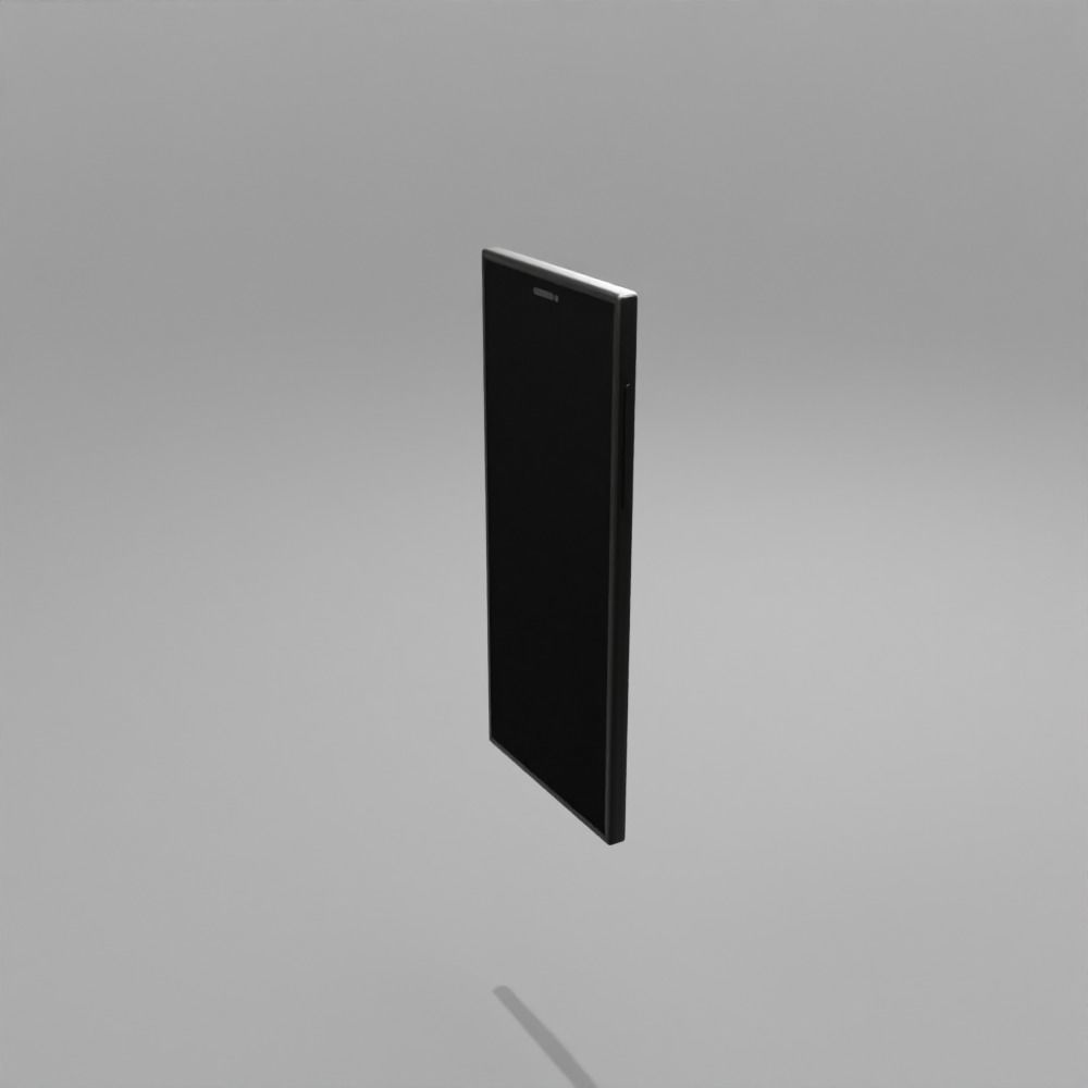 Low poly smartphone phone Low-poly 3D model_7