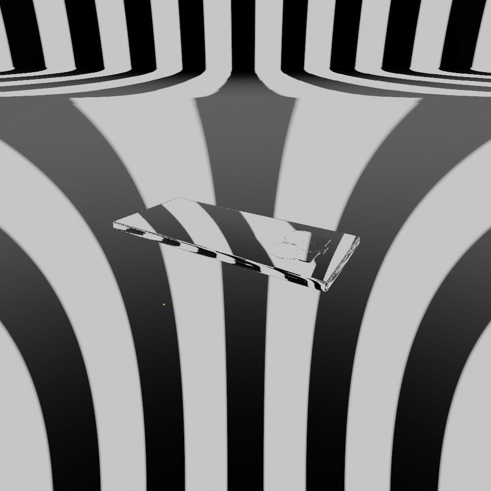 Low poly smartphone phone Low-poly 3D model_11